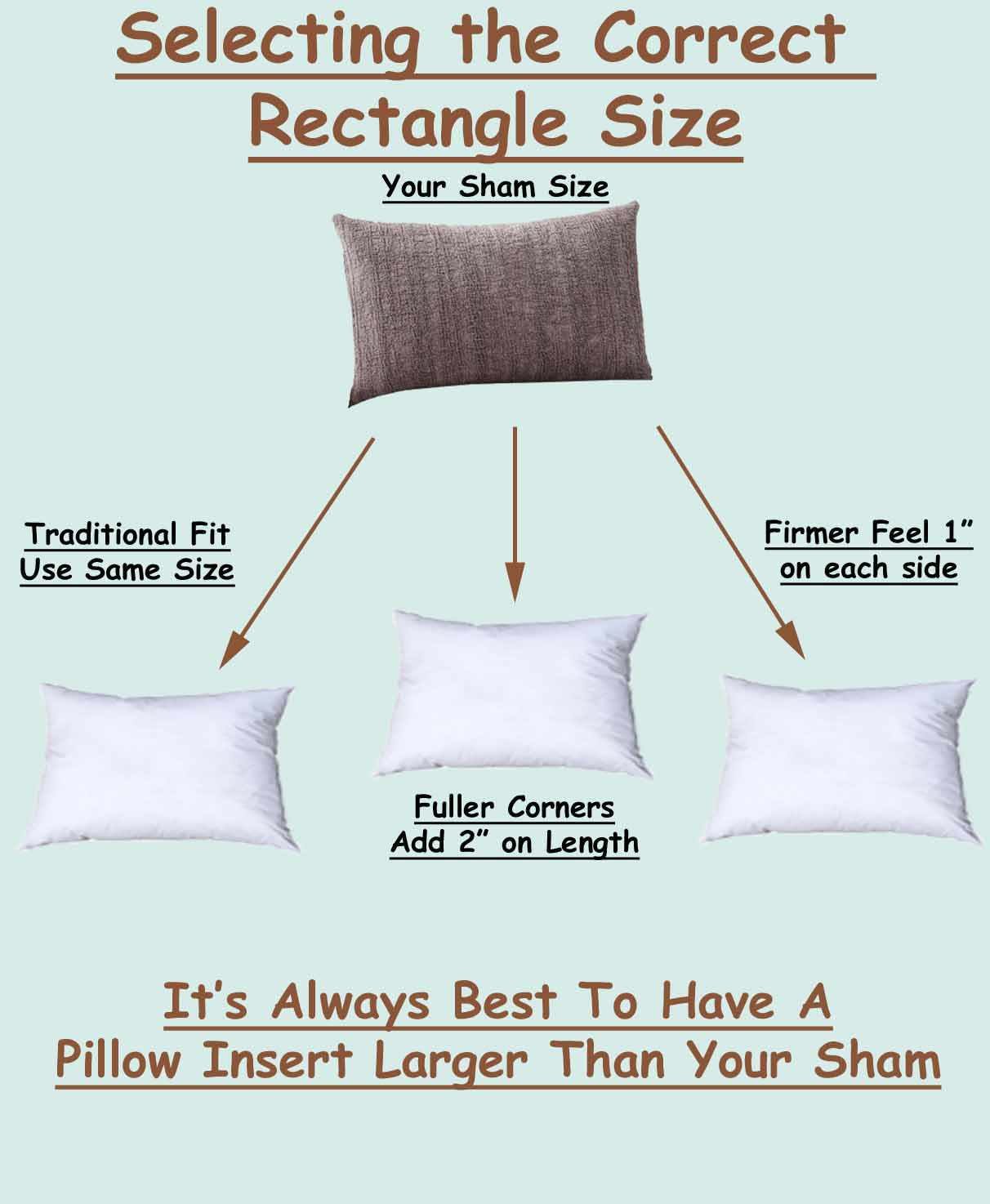 Rectangle Pillow Inserts